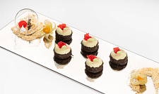 Десерт "Мята-Миндаль" в темном шоколаде