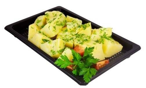 Гарниры : Картофель отварной с зеленью