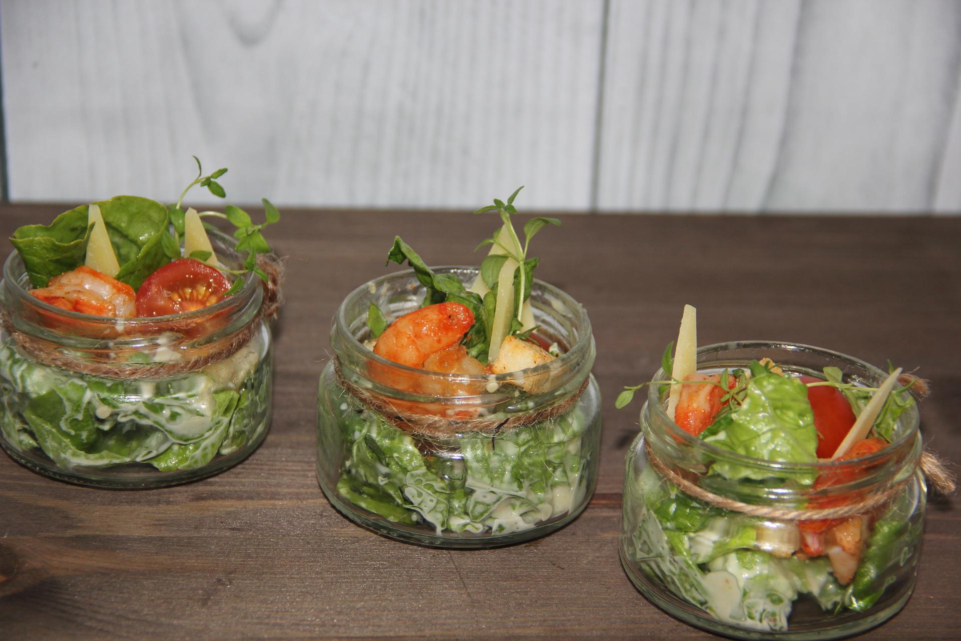 Вегетарианский салат “Цезарь”