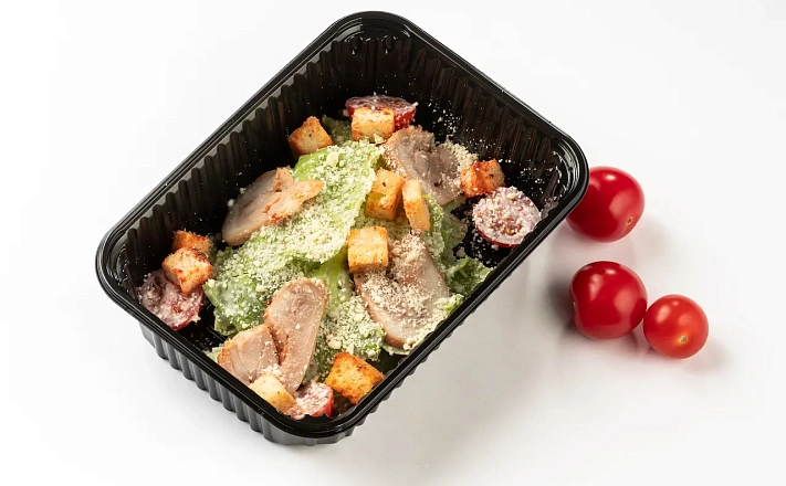 Салаты для обеда : Салат Цезарь с куриной грудкой
