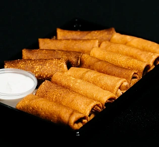 Блинчики с банановой начинкой