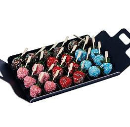 Набор из свежей клубники в глазури