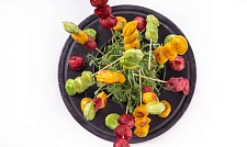 Трио пельмешек для малышей с мясом  ( в шпинатном, морковном, свекольном соке) с доставкой на ваше мероприятие (превью)
