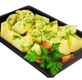 Картофель отварной с зеленью