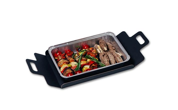 Горячие закуски на шпажках : Дуэт горячих закусок «Кебаб и овощи»