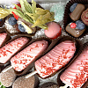 Шоколадные мини конфеты со свежими ягодами
