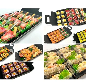 Готовый "Офисный фуршет" на 15 персон с горячими закусками и десертами