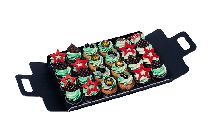 Десерты : Набор капкейков к 23 февраля «Три богатыря»