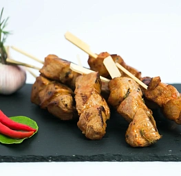 Мини-шашлычок из куриной грудки
