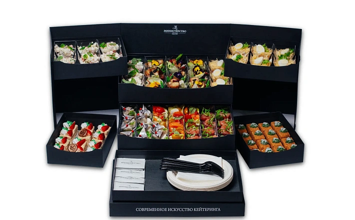 Готовые наборы : Фуршетный сет «Первый снег»