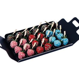 Набор из свежей клубники в глазури