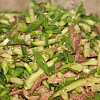 Салат "Лаззат" со свежим огурцом и пряной вырезкой