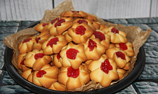 Печенье "Курабье" по традиционному рецепту с фруктовым джемом
