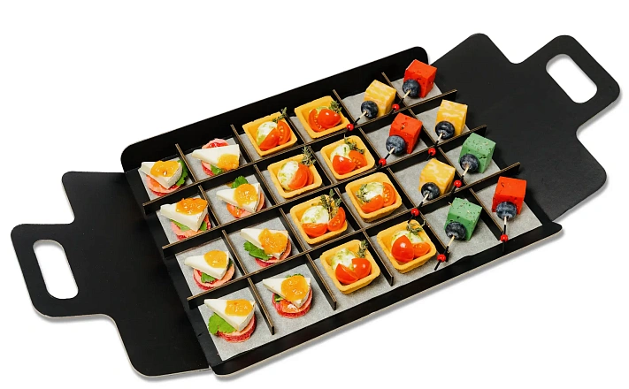 Канапе и веррины : Набор для фуршета с сырными мини закусками