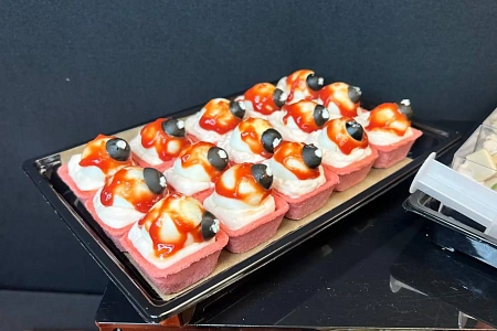 Тарталетка с глазом криля на Halloween