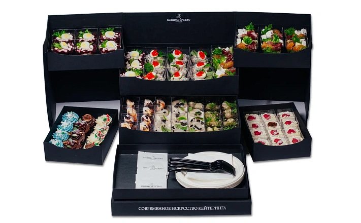 Готовые наборы : Фуршетный сет «Снегурочка»