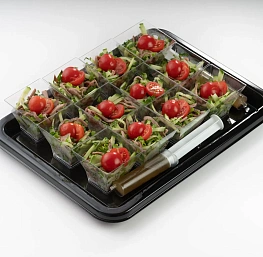 Салат "Лаззат" со свежим огурцом и пряной вырезкой