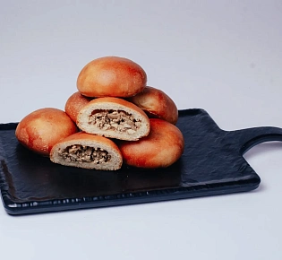 Пирожки с мясом из дрожжевого теста