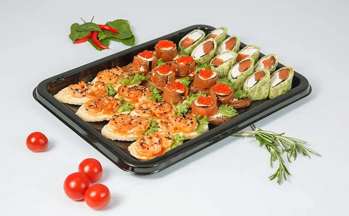 Брускетты : Фуршетный набор "Океания" (28 шт.)