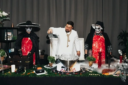 Заказать анимационную станцию Кровавый Тар-тар на Halloween