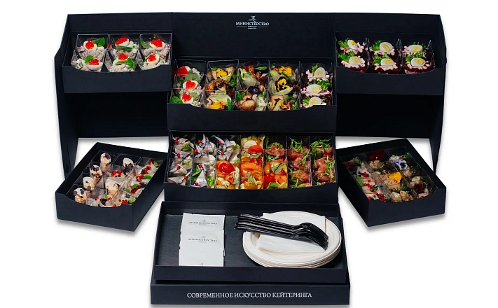 Готовые наборы : Фуршетный сет «Полярная ночь»