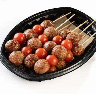НеМясные мячики с томатами черри