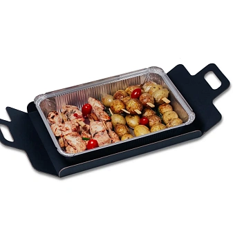 Дуэт шашлычков «Курица и бейби-картофель»