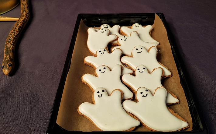 Печенье имбирное "Привидения" с доставкой на ваше мероприятие