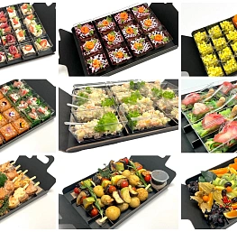 Готовый "Офисный фуршет" на 15 персон с горячими закусками и десертами