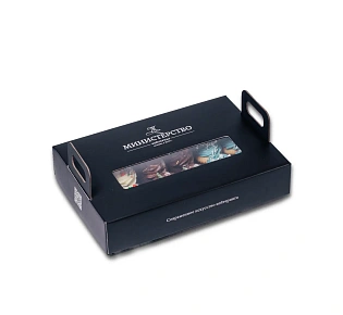 Ассорти новогодних капкейков «Зимний вечер»