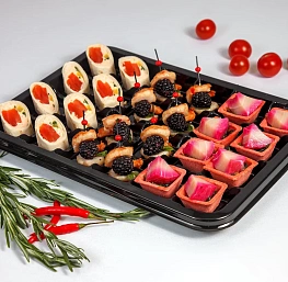 Фуршетный набор канапе и мини закусок "Лагуна" (24 шт.)