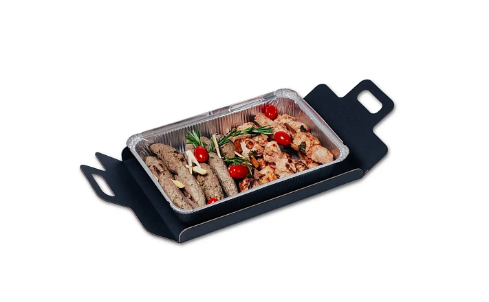 Горячие закуски на шпажках : Дуэт кебабов «Курица и телятина»