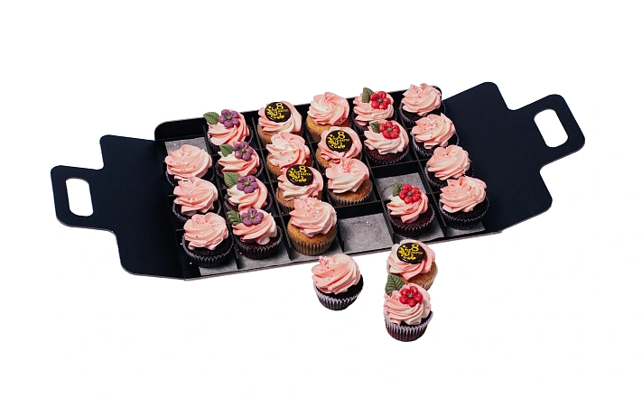Набор капкейков к 8 марта «Весна» с доставкой на ваше мероприятие