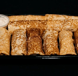 Блинчики с мясным фаршем