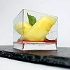 Каннеллони из свежего ананаса с воздушным кремом из маскарпоне