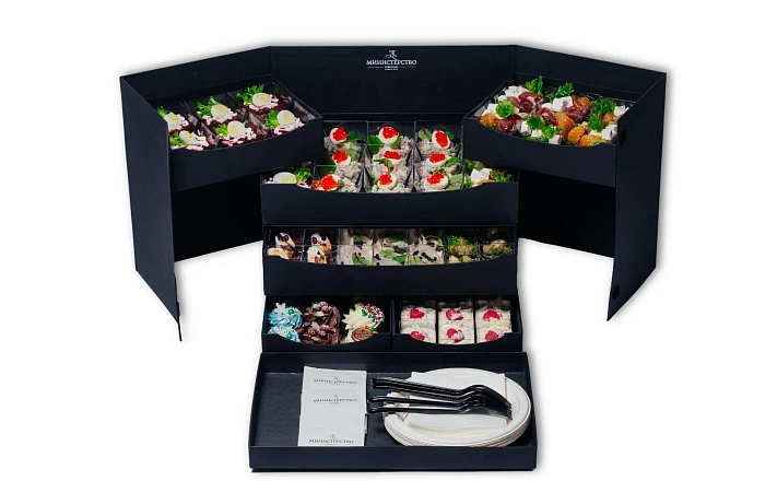 Фуршетный сет «Снегурочка» с доставкой на ваше мероприятие