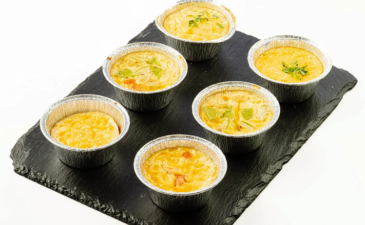  : Омлет с сыром и томатом