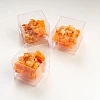 Тартар из тигровых креветок с томатным мхом