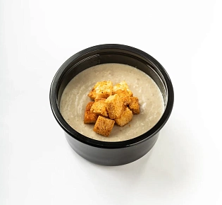 Грибной крем-суп с пшеничными сухариками