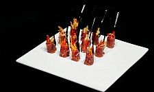 Пикантный ростбиф с грибами иноки и маринованной тыквой с доставкой на ваше мероприятие (превью)