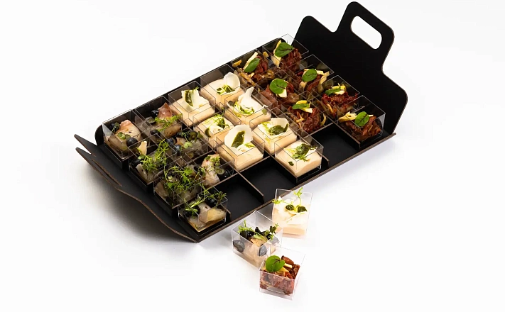 Набор канапе «Малевич» с доставкой на ваше мероприятие