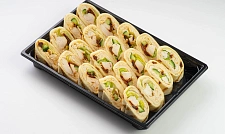 Мексиканский ролл с хумусом и куриным филе