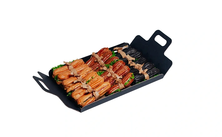 Сэндвичи, роллы и бургеры : Ассорти сытных эклеров «Огюст Ренуар»