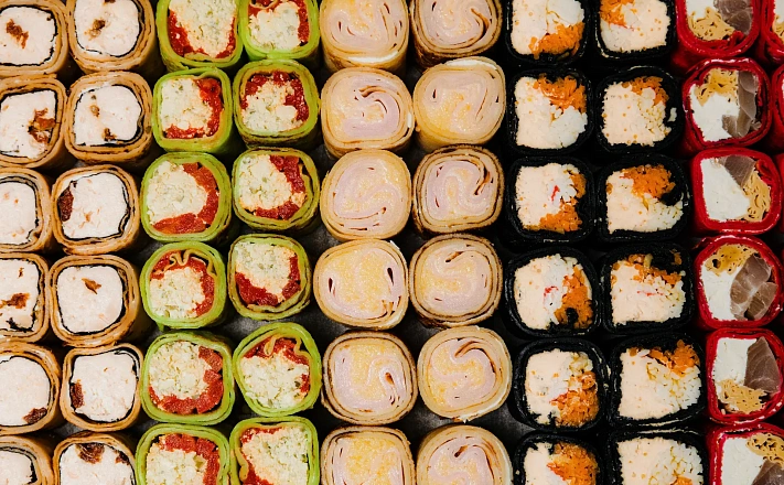 Канапе и веррины : Блинный квинтет за 7 890  руб.