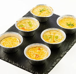 Омлет с сыром и томатом