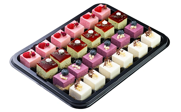 Десерты : Ассорти птифур "Муссовое вдохновение" (24 шт.)