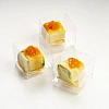 Мини-конвертик из цукини с суфле из кролика и чатни из мандарина