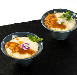 Каша геркулесовая с тыквой и соленой карамелью