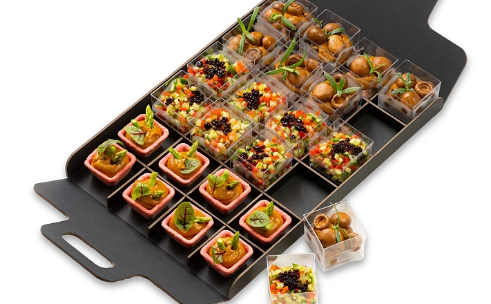 Набор овощных канапе «Фрида Кало» с доставкой на ваше мероприятие