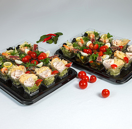 Трио салатов в индивидуальной упаковке (12 шт.)